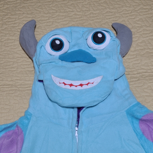 Monsters Inc Sulley Onesie pajamas costume size S - Picture 5 of 11